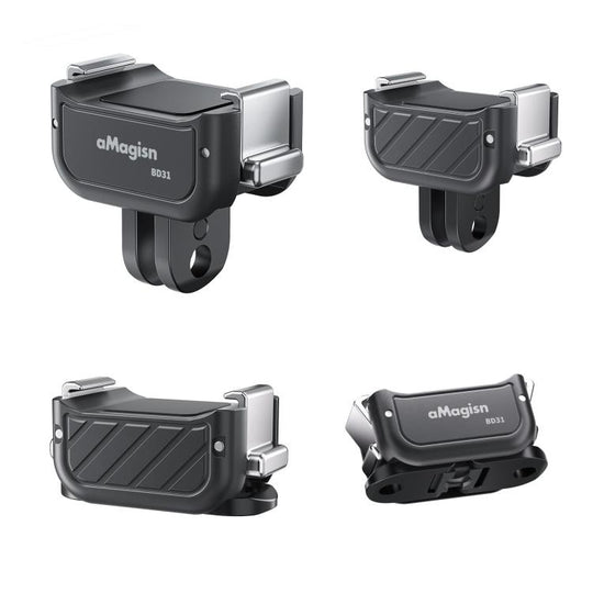 aMagisn Dual-Interface Quick Release Mount for DJI Pocket 4 / 3 Standard Mount