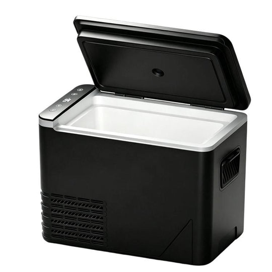 5.6L Compressor Cooling Car Fridge Large Capacity Silent Vehicle Refrigerator(Black)