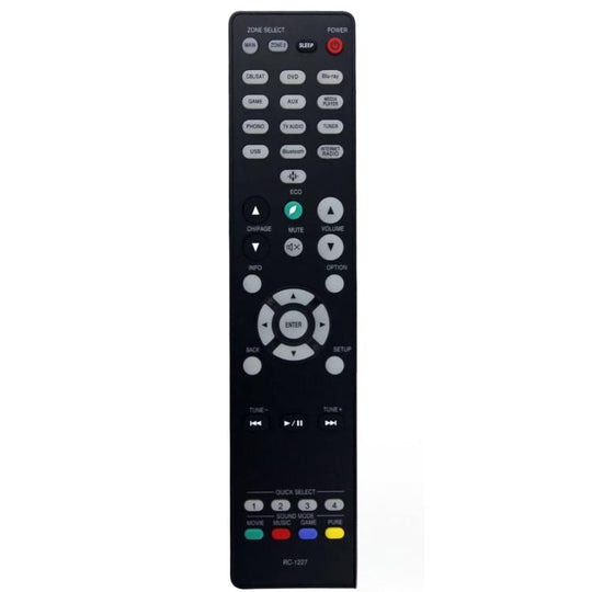 RC-1227 Replacement Remote Control For Denon AV Receiver Audio Video Controller