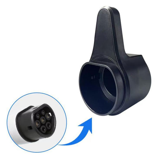 Type 2 EU Standard EV Charger Holder Wall Mount Compact Electric Vehicle Charger Holster Dock & Cable Hook