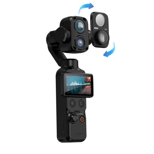 For DJI Osmo Pocket 4P 115 Degree Wide-angle External Filter(Black)