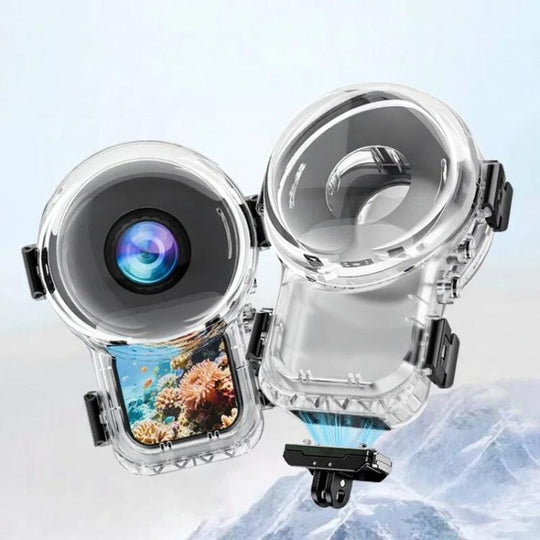 For Insta360 X6 Magnetic Quick Release Waterproof Housing 360 Panoramic 60m Dive Case