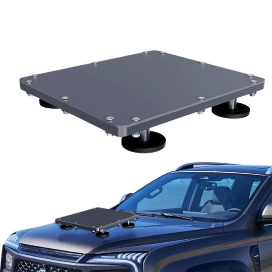 For Starlink Mini Aluminum Alloy Anti-hail Magnetic Roof Bracket(Gray)