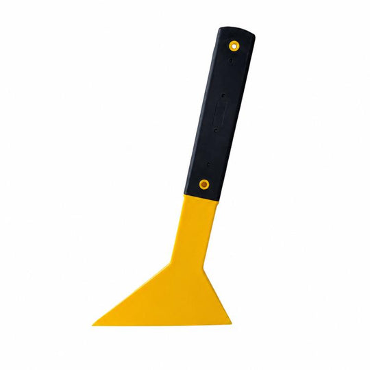 qili Car Window Tinting Long Handle Water-Repellent Rubber-Coated Squeegee(Orange)