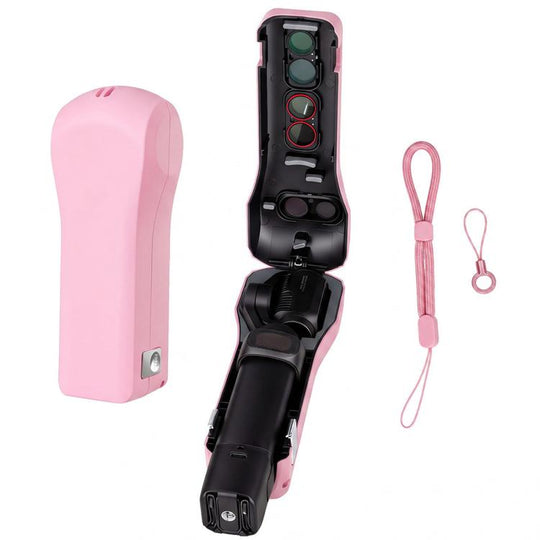 For Insta360 Luna Ultra Protective Case Hard Shell Gimbal Cover Storage Box(Pink)