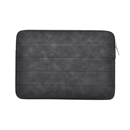 Outdoor Office Portable Airbag Shock-Absorbing Tablet Computer Sleeve, Size: 15-16.1 inch(Black)