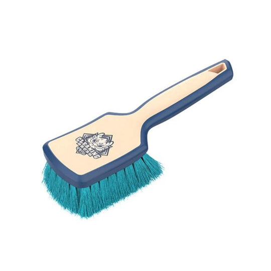 Qili Car Detailing Tire Brush With Rubber-Coated Handle Carpet Cleaning Brush, Specification: Soft Fuzz Small