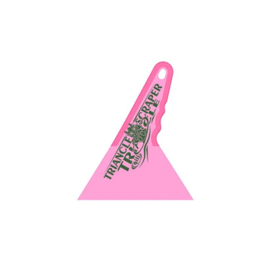 qili Ultra-thin Triangular Hard Squeegee for Car Window Tinting, Color: Small Pink