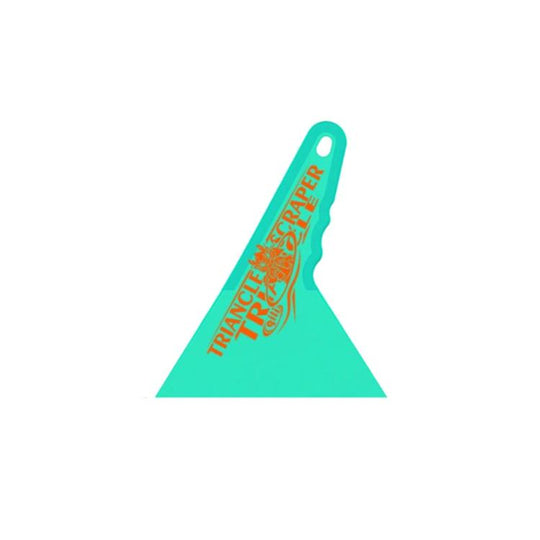 qili Ultra-thin Triangular Hard Squeegee for Car Window Tinting, Color: Small Blue