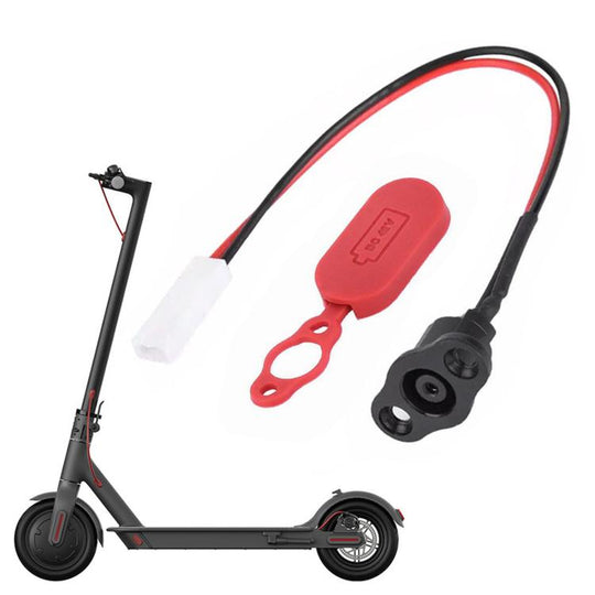 For Xiaomi M365 Charging Port With Dust Plug(Red)