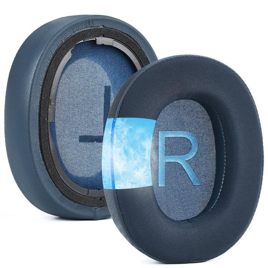 1 Pair For QCY H3 / QCY H3 Lite / TOZO HT2 Ear Pads(Blue Ice-Cool)