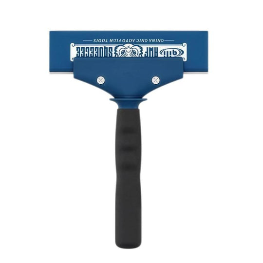 qili Car Window Tinting Tool Double-Layer Rigid Rubber Strip Widened Beef-Tendon Squeegee, Color: 150mm Blue White Adhesive Strip