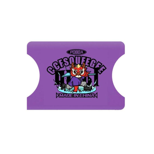 qili Car Film Squeegee Dual-Edge Gradient Trimming Squeegee(Purple Irregular)