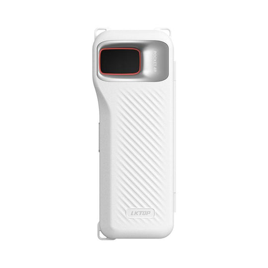 For DJI Osmo Pocket 4P LKTOP Hard Carrying Case Protective Storage Box with Wrist Strap(White)
