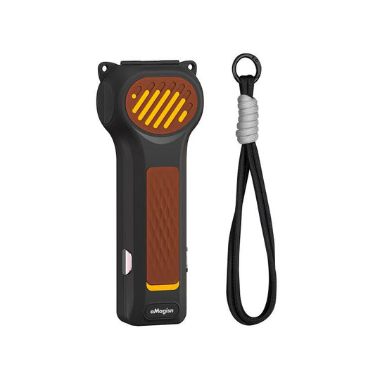 For DJI Osmo Pocket 4P aMagisn Full Wrap Hard Shell Storage Box Carrying Case(Black)