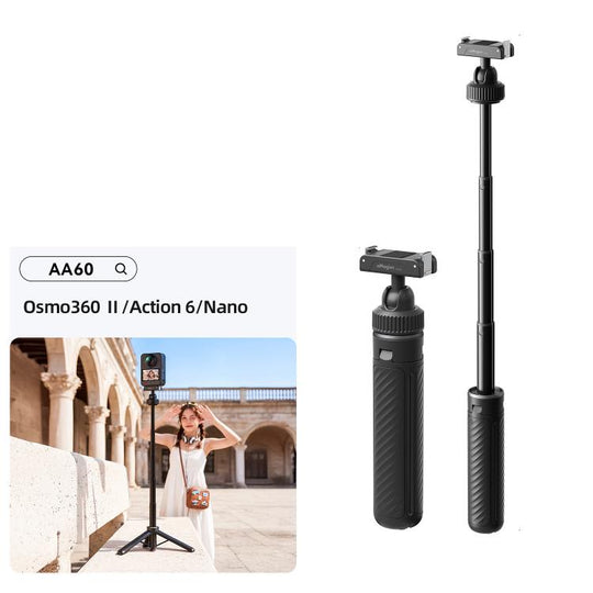 For DJI Osmo360 II / Action 6 / Nano aMagisn Quick-Release Tripod Selfie Stick with 360-degree Ball Head 17-41cm