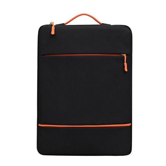 Portable Laptop Sleeve Business Large Capacity Computer Bag, Size: 13/14 inch(Black)