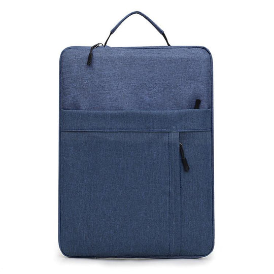 Shockproof Handheld Tablet Sleeve For Men & Women Portable Fleece Computer Cover, Size: 11/12 inch(Blue)