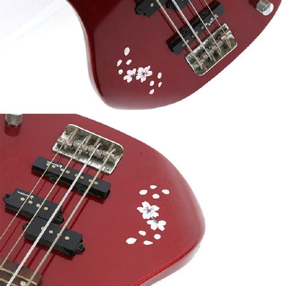 2 PCS Guitar Panel Stickers DIY Cherry Blossom Stickers Ukuleles Paste(Cherry Petals) - String Instrument Accessories by buy2fix | Online Shopping UK | buy2fix