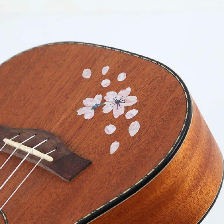 2 PCS Guitar Panel Stickers DIY Cherry Blossom Stickers Ukuleles Paste(Cherry Petals) - String Instrument Accessories by buy2fix | Online Shopping UK | buy2fix