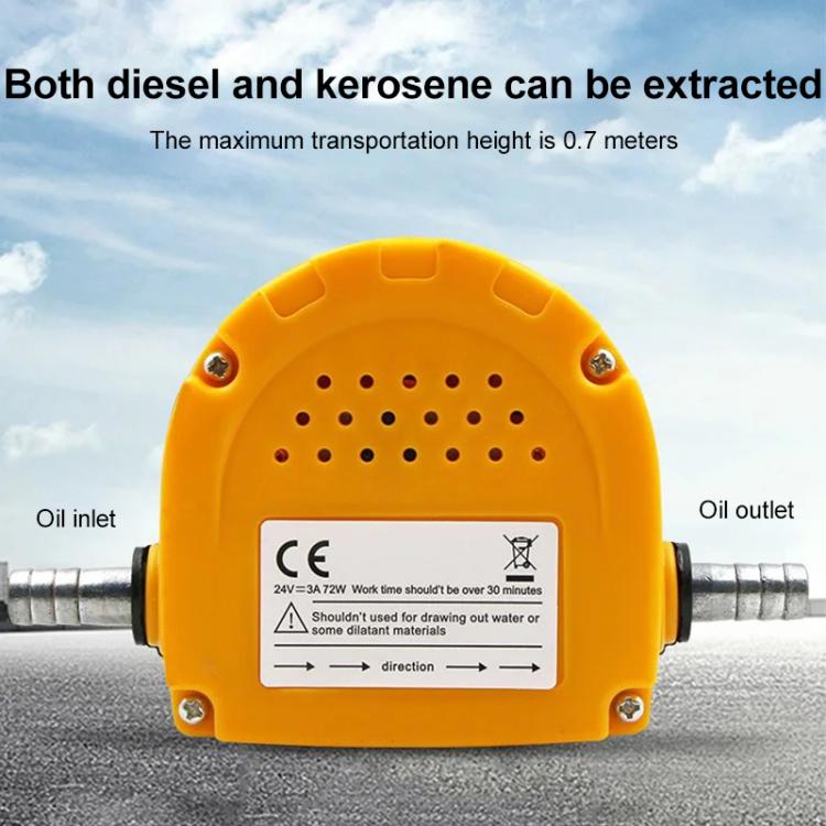 12V 60W Oil / Crude Oil Fluid Sump Extractor Scavenge Exchange Transfer Pump Suction Transfer Pump + Tubes for Auto Car Boat Mot by buy2fix