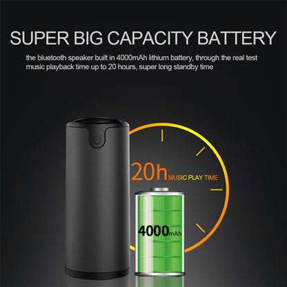 ZEALOT S8 3D Stereo Bluetooth Speaker Wireless Subwoofer Column Portable Touch Control AUX TF Card Playback Handsfree with Mic - Desktop Speaker by ZEALOT | Online Shopping UK | buy2fix