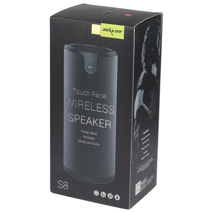 ZEALOT S8 3D Stereo Bluetooth Speaker Wireless Subwoofer Column Portable Touch Control AUX TF Card Playback Handsfree with Mic - Desktop Speaker by ZEALOT | Online Shopping UK | buy2fix