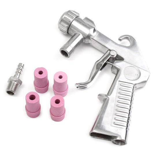 Handheld Sandblasting Tool Pneumatic Sandblasting Glass Derusting Tool, Style:Package A by buy2fix