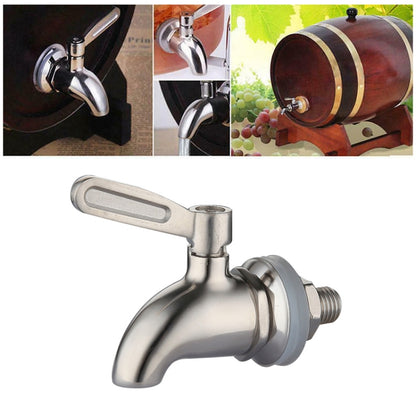 Drink Dispenser Beverage Wine Barrel Tap Spigot Stainless Steel Coffee Juice Faucet - Faucets & Accessories by buy2fix | Online Shopping UK | buy2fix