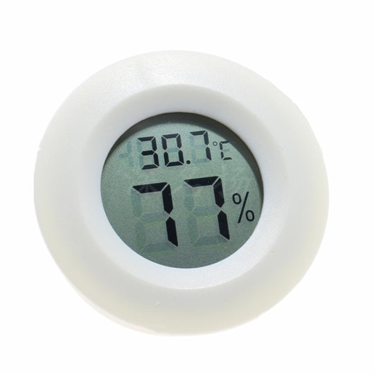 LCD Digital Aquarium Thermometer Marine Water Terrarium Accessories Temperature Measurement Tool(White)
