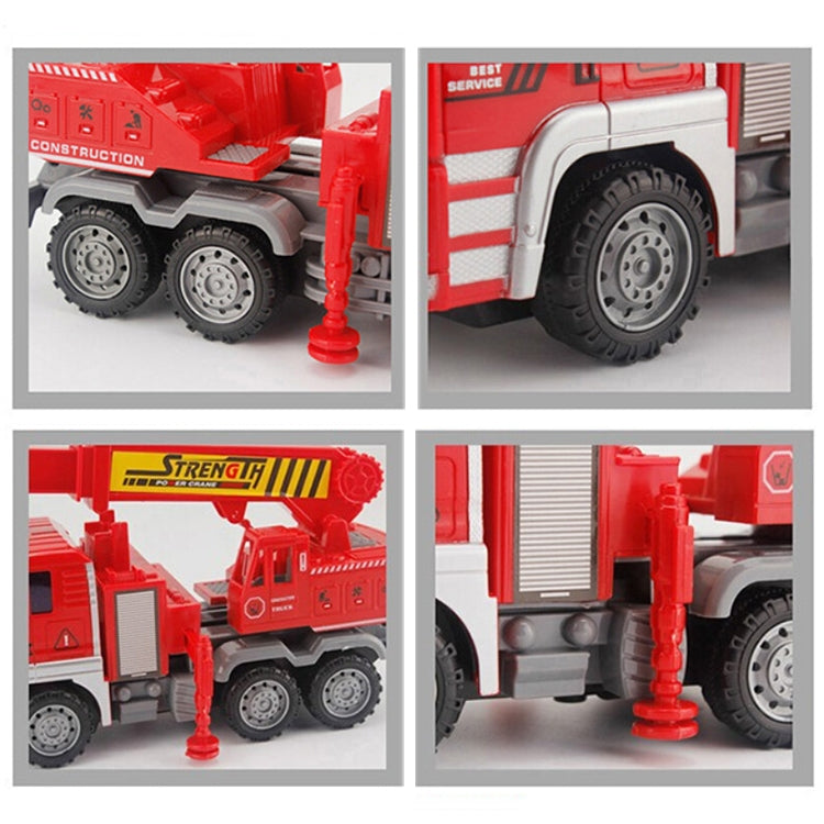 6 in 1 Large Children Toy Car Set Inertial Driving Force Trucks Toy(Fire Engines) - Model Toys by buy2fix | Online Shopping UK | buy2fix