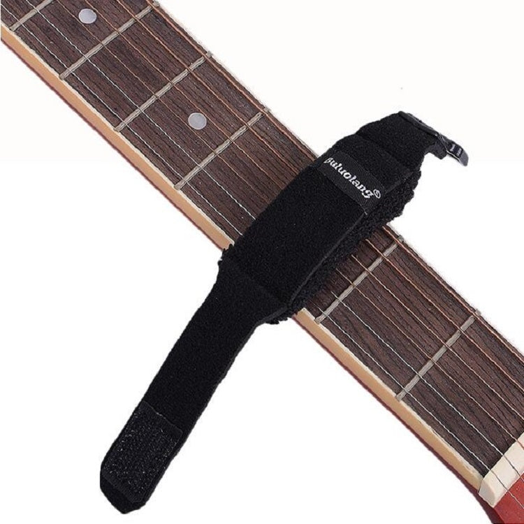 Muffler Band Stop Band Electric Guitar Electric Bass Acoustic Guitar Damper Musical Instrument Accessories, Size:Small(Black) - String Instrument Accessories by buy2fix | Online Shopping UK | buy2fix