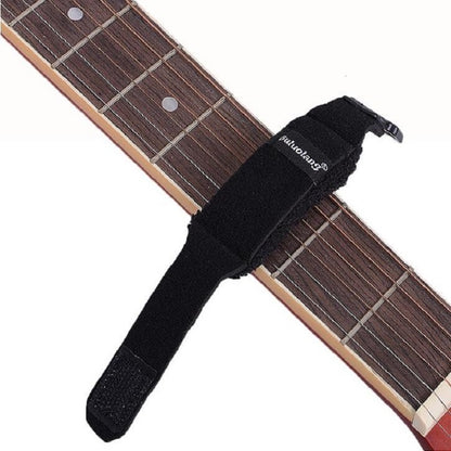 Muffler Band Stop Band Electric Guitar Electric Bass Acoustic Guitar Damper Musical Instrument Accessories, Size:Small(Black) - String Instrument Accessories by buy2fix | Online Shopping UK | buy2fix