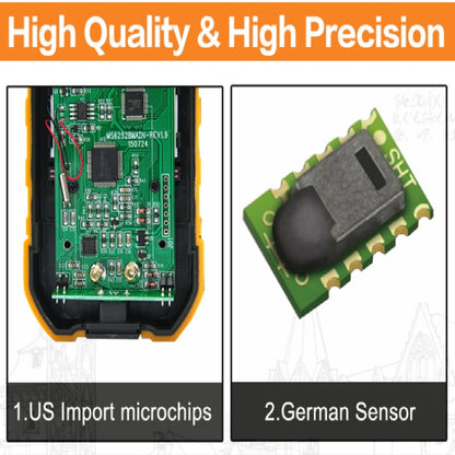 PEAKMETER High-precision Digital Display Wind Speed Air Volume Measuring Instrument MS6252B Temperature, Humidity, USB - Tachometers & Anemometer by buy2fix | Online Shopping UK | buy2fix