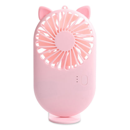 Portable Cute Pocket Mini USB Handheld Fan Phone Holder (Pink) - Electric Fans by buy2fix | Online Shopping UK | buy2fix