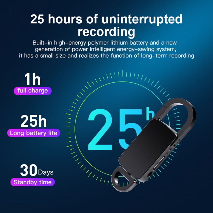 S20 16GB Keychain HD Noise Reduction Portable Recording Pen - U-Disk Recorder by buy2fix | Online Shopping UK | buy2fix