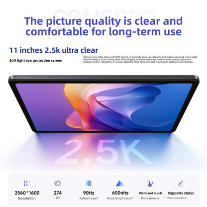 REDMI Pad 2 11 inch Tablet PC, 8GB+128GB, HyperOS 2, MediaTek G100-Ultra Octa Core CPU (Purple) - Other by Xiaomi | Online Shopping UK | buy2fix