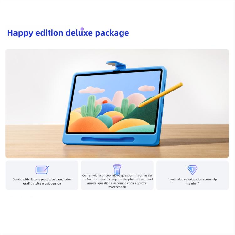 REDMI Pad 2 11 inch Tablet PC, Soft Light Edition 8GB+128GB, HyperOS 2, MediaTek G100-Ultra Octa Core CPU (Grey) - Other by Xiaomi | Online Shopping UK | buy2fix