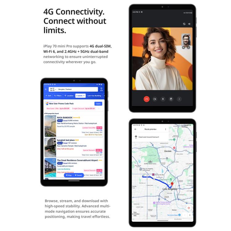 ALLDOCUBE iPlay 70 Mini Pro Tablet PC, 8GB+256GB, 8.4 inch Android 15 MTK MT8791 Octa Core Support Dual SIM 4G LTE - ALLDOCUBE by ALLDOCUBE | Online Shopping UK | buy2fix