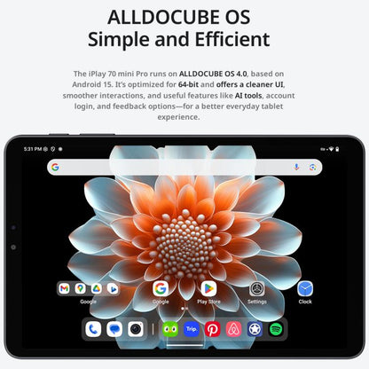ALLDOCUBE iPlay 70 Mini Pro Tablet PC, 8GB+256GB, 8.4 inch Android 15 MTK MT8791 Octa Core Support Dual SIM 4G LTE - ALLDOCUBE by ALLDOCUBE | Online Shopping UK | buy2fix