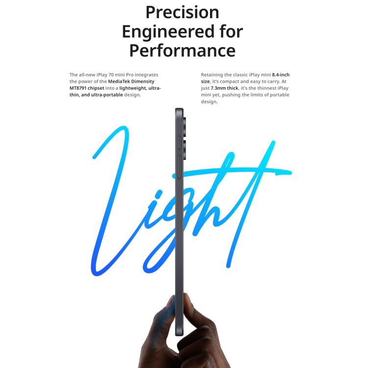 ALLDOCUBE iPlay 70 Mini Pro Tablet PC, 8GB+256GB, 8.4 inch Android 15 MTK MT8791 Octa Core Support Dual SIM 4G LTE - ALLDOCUBE by ALLDOCUBE | Online Shopping UK | buy2fix