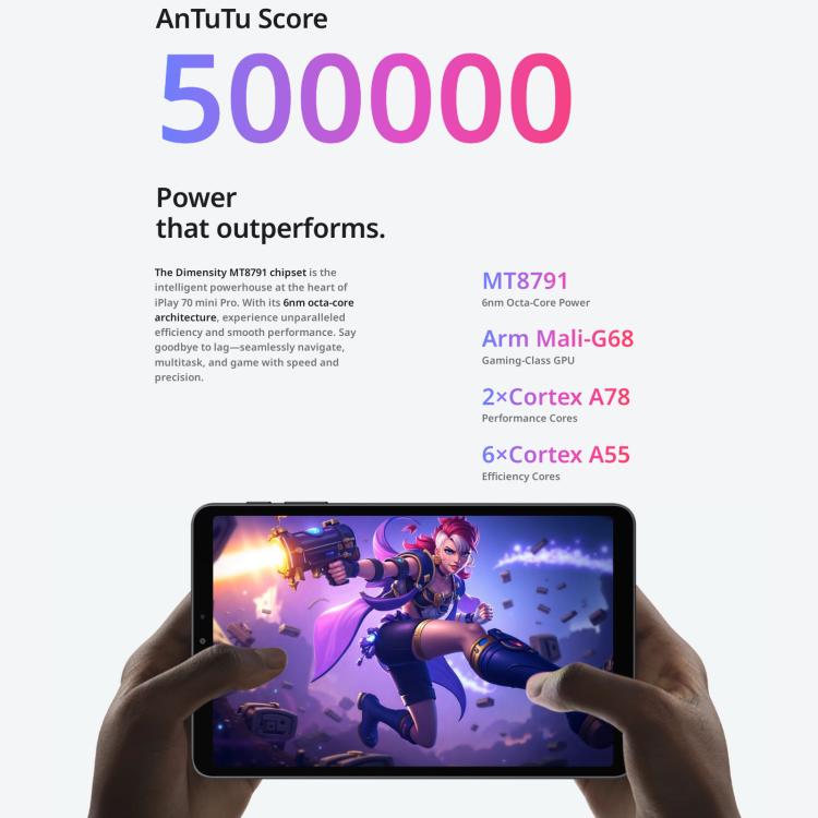 ALLDOCUBE iPlay 70 Mini Pro Tablet PC, 8GB+256GB, 8.4 inch Android 15 MTK MT8791 Octa Core Support Dual SIM 4G LTE - ALLDOCUBE by ALLDOCUBE | Online Shopping UK | buy2fix