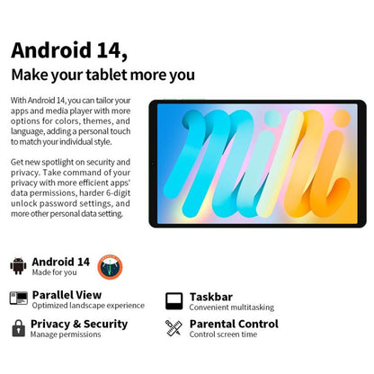 Teclast M50 Mini WiFi Tablet PC, 4GB+128GB, 8.7 inch Android 15 Unisoc T606 Octa Core - TECLAST by TECLAST | Online Shopping UK | buy2fix