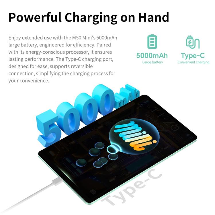 Teclast M50 Mini WiFi Tablet PC, 4GB+128GB, 8.7 inch Android 15 Unisoc T606 Octa Core - TECLAST by TECLAST | Online Shopping UK | buy2fix