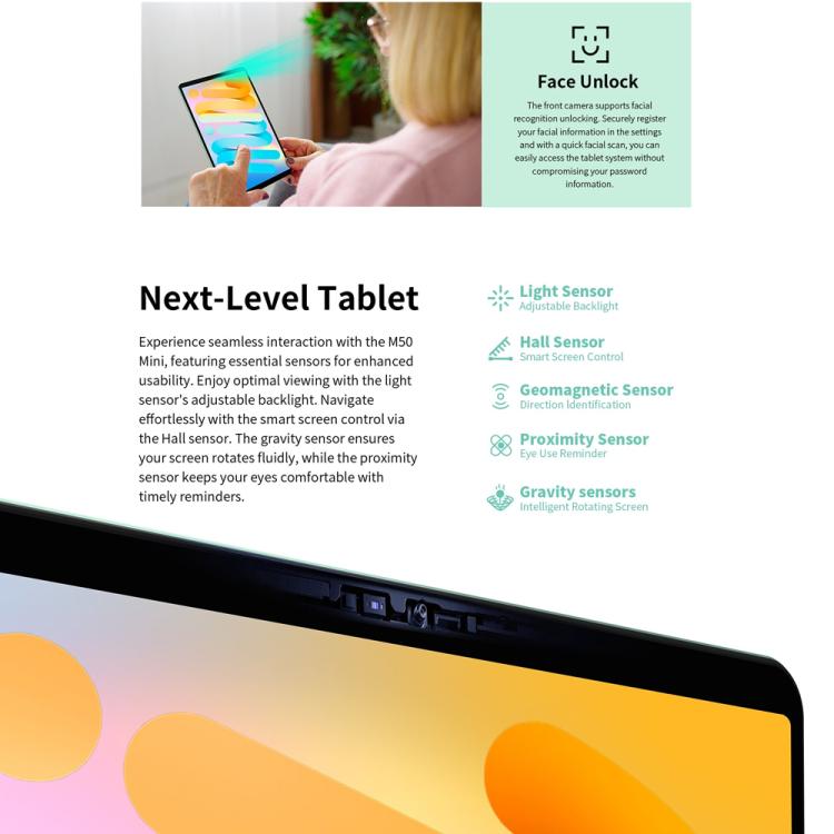 Teclast M50 Mini WiFi Tablet PC, 4GB+128GB, 8.7 inch Android 15 Unisoc T606 Octa Core - TECLAST by TECLAST | Online Shopping UK | buy2fix