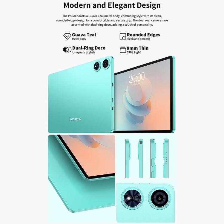 Teclast P50AI WiFi Tablet PC, 6GB+128GB, 11 inch Android 15 Allwinner A733 Octa Core with NPU - TECLAST by TECLAST | Online Shopping UK | buy2fix