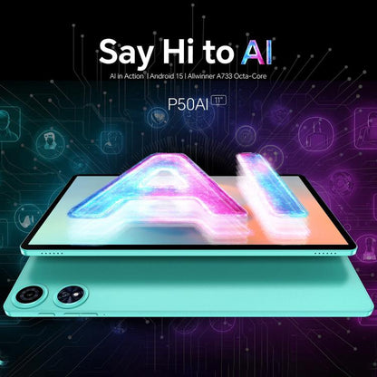 Teclast P50AI WiFi Tablet PC, 6GB+128GB, 11 inch Android 15 Allwinner A733 Octa Core with NPU - TECLAST by TECLAST | Online Shopping UK | buy2fix