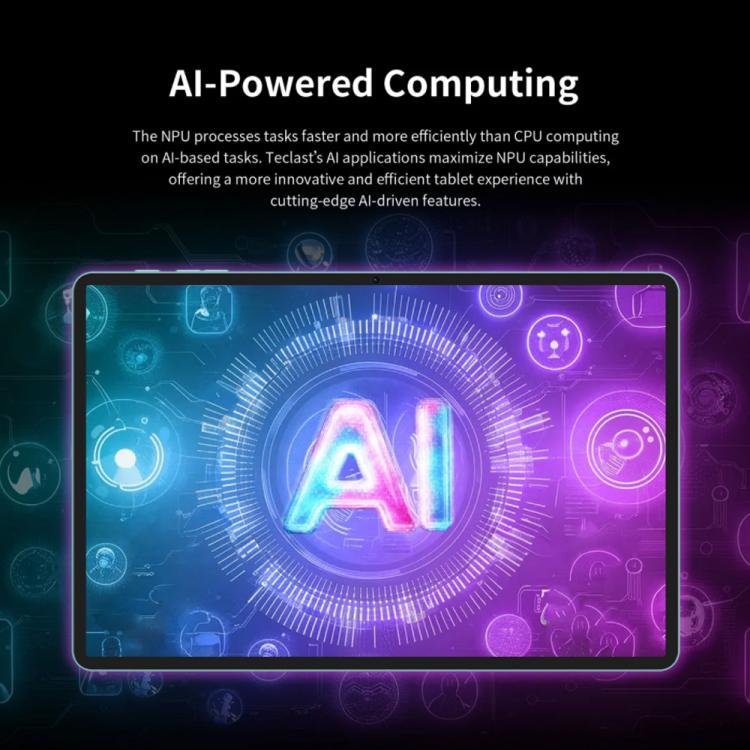 Teclast P50AI WiFi Tablet PC, 6GB+128GB, 11 inch Android 15 Allwinner A733 Octa Core with NPU - TECLAST by TECLAST | Online Shopping UK | buy2fix