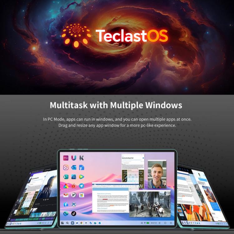 Teclast P50AI WiFi Tablet PC, 6GB+128GB, 11 inch Android 15 Allwinner A733 Octa Core with NPU - TECLAST by TECLAST | Online Shopping UK | buy2fix
