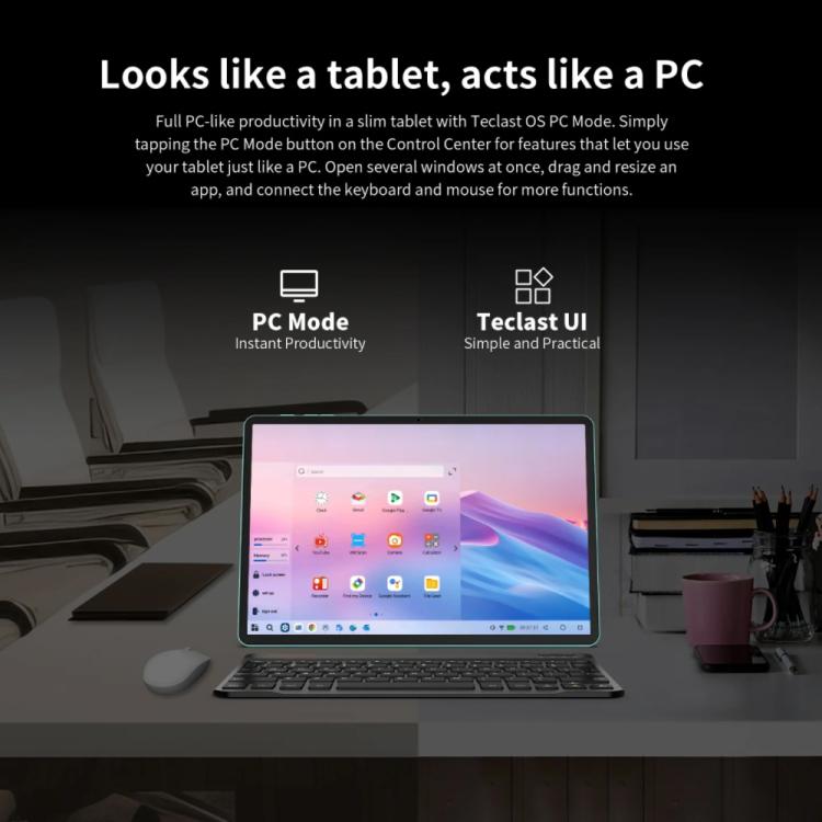 Teclast P50AI WiFi Tablet PC, 6GB+128GB, 11 inch Android 15 Allwinner A733 Octa Core with NPU - TECLAST by TECLAST | Online Shopping UK | buy2fix